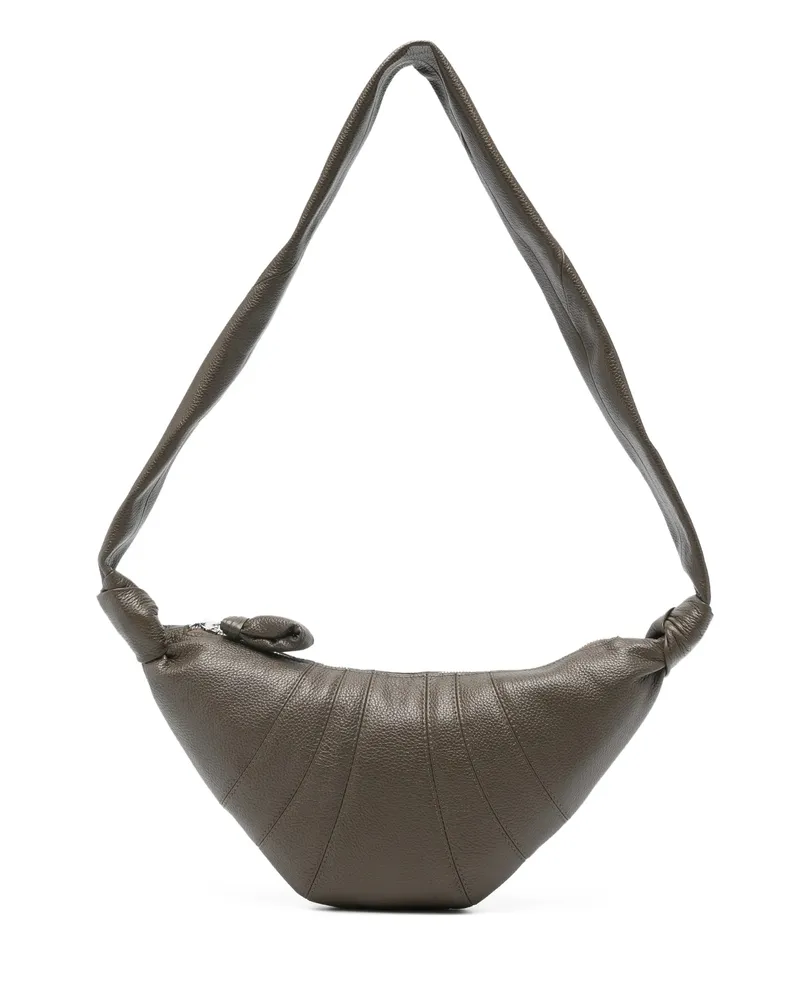 Christophe Lemaire Small Croissant Bag Brown