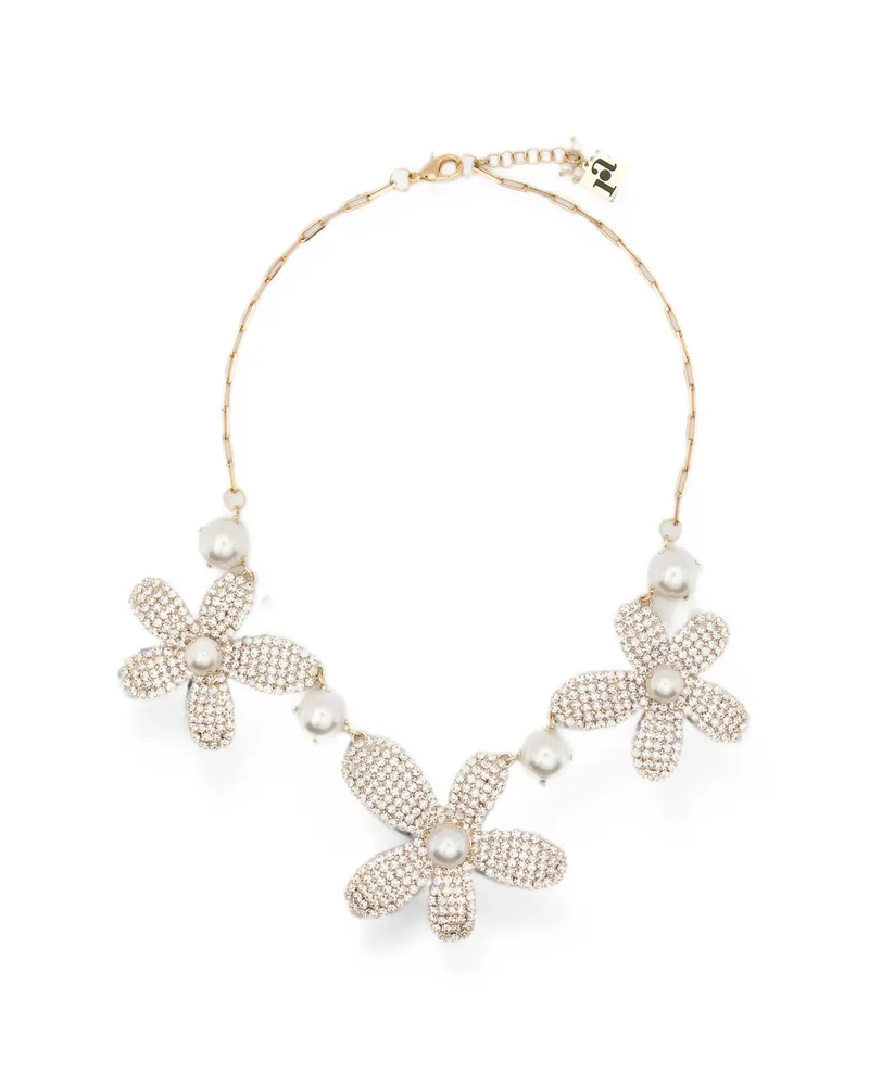Rosantica Crystal-embellished Necklace Gold