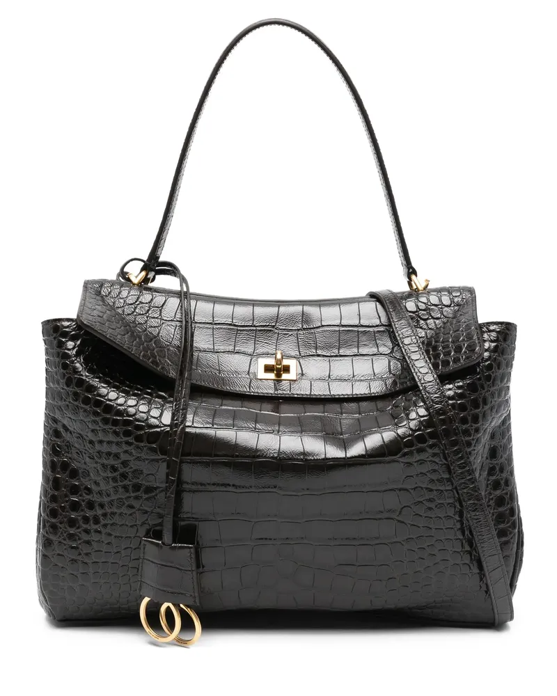 Balenciaga Medium Rode Tote Bag Brown