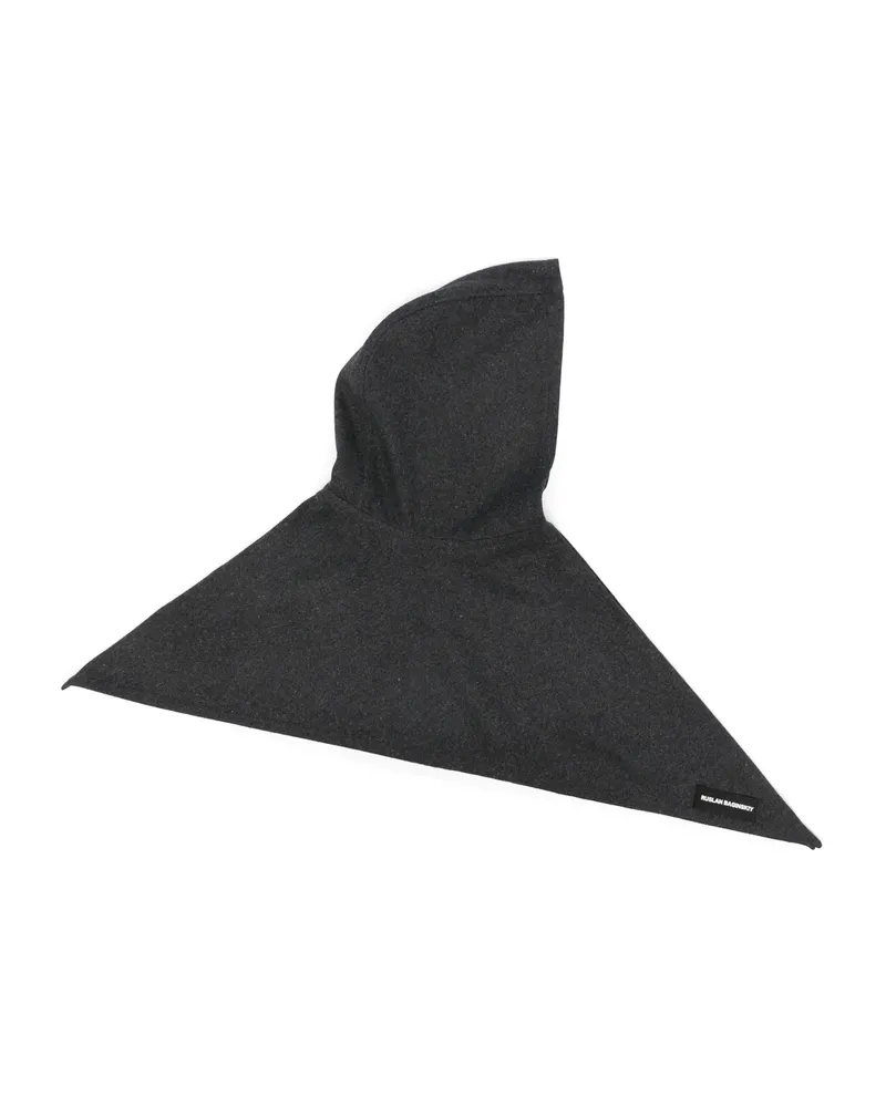 RUSLAN BAGINSKIY Wool-blend Hood Grey