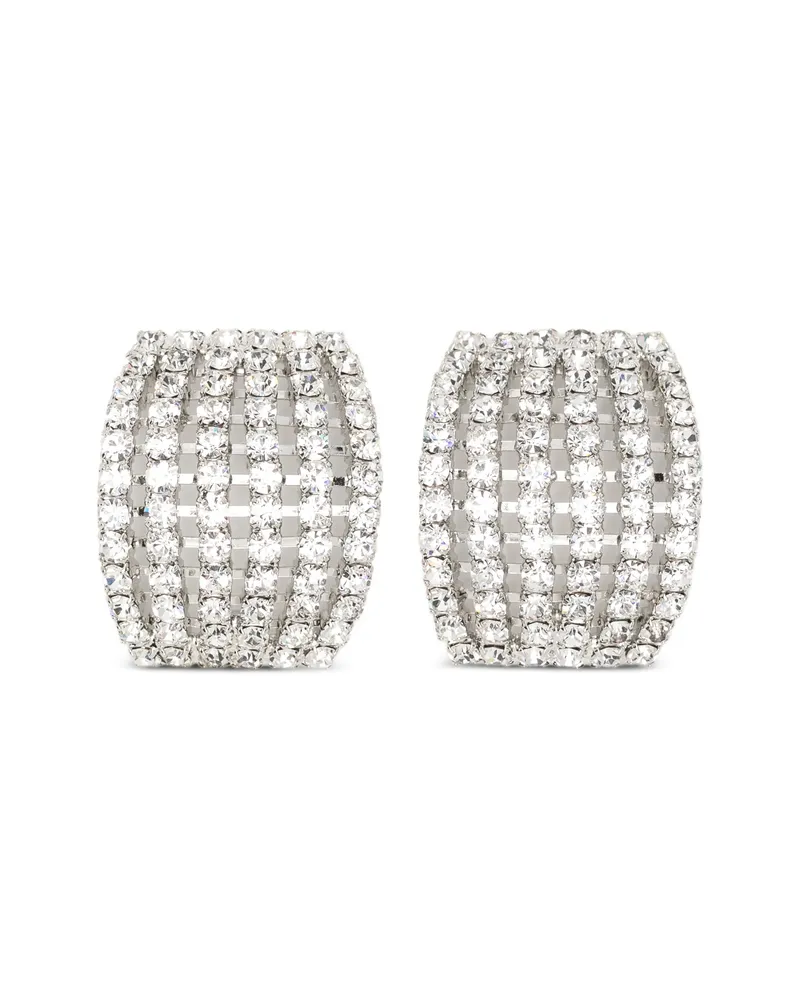 Jennifer Behr Crystal-embellished Earrings Silver