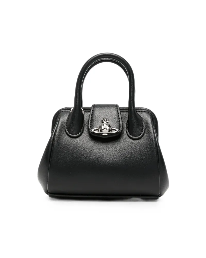 Vivienne Westwood Logo-plaque Tote Bag Black
