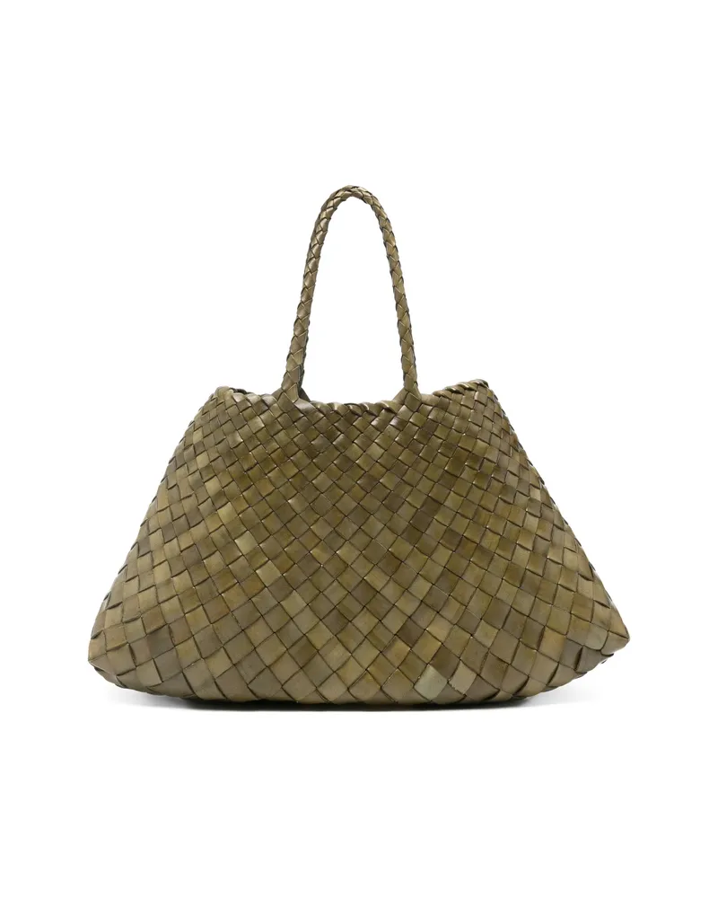 Dragon Diffusion Small Santa Croce Tote Bag Green