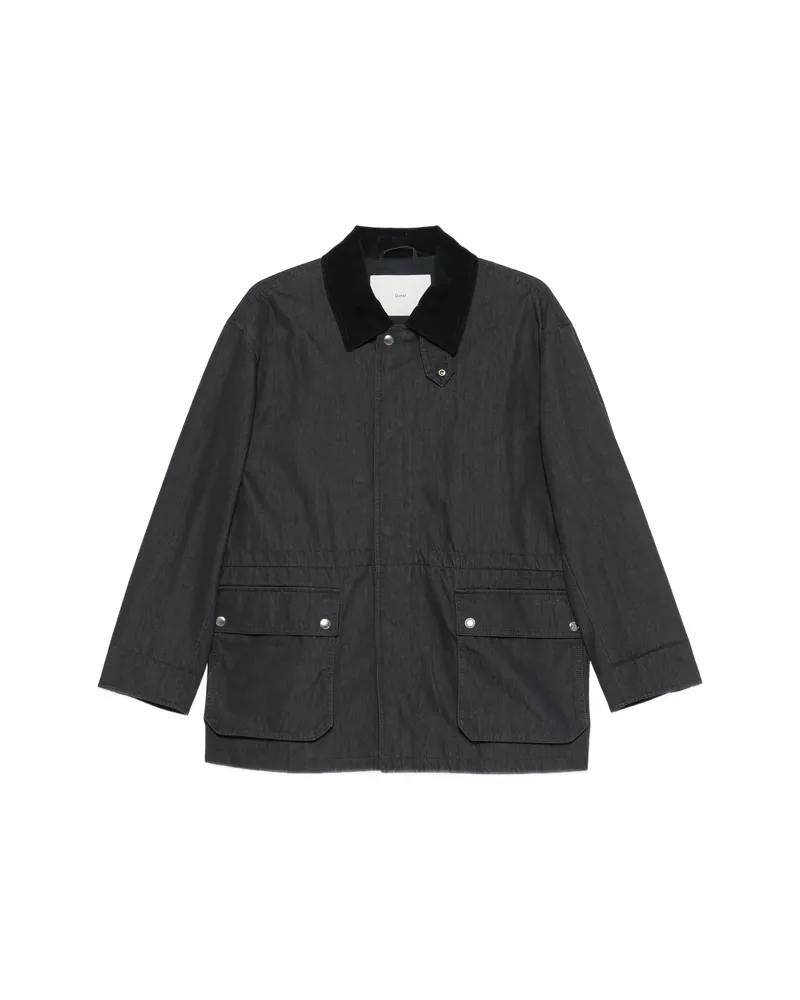 Dunst Flap-pocket Collar Jacket Blue