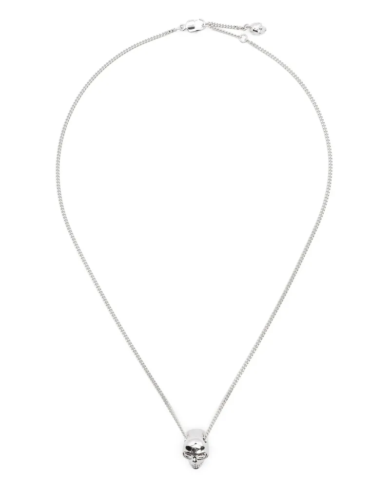 Alexander McQueen Skull-pendant Necklace Silver