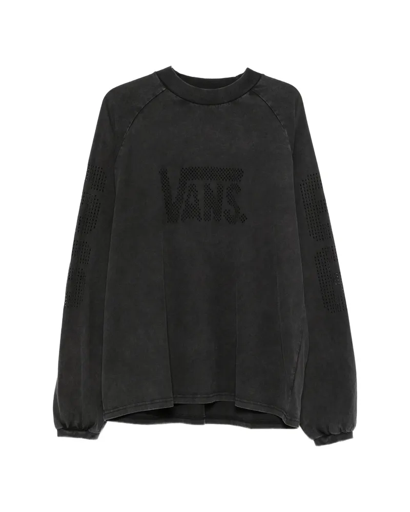 Vans Laser-cut Quilted-panel T-shirt Black