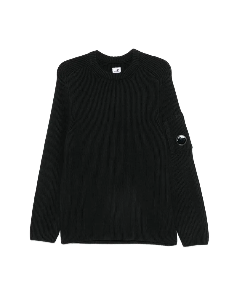 C.P. Company C. p. Company Logo-patch Knitted Sweater Black