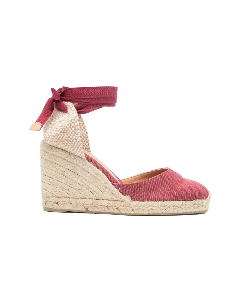 Castañer Carina Wedge Espadrilles Red
