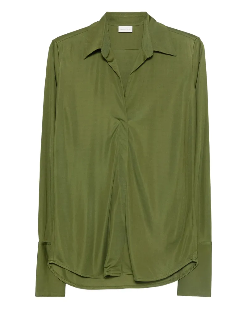 Dries van Noten Long-sleeve Shirt Green