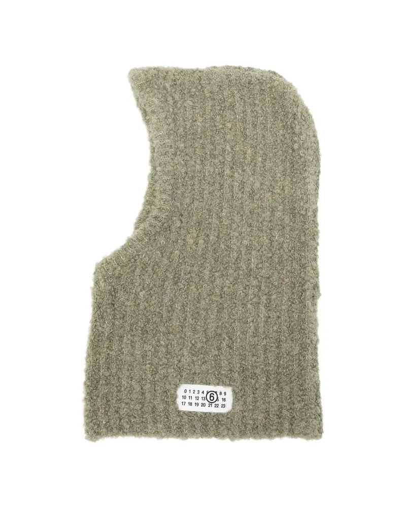 Maison Margiela Logo-patch Balaclava Green