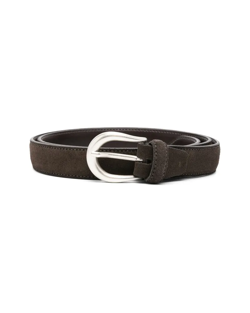 ERALDO Suede Belt Brown