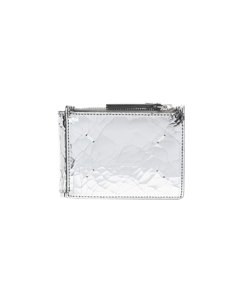 Maison Margiela Metallic Bi-fold Wallet Grey