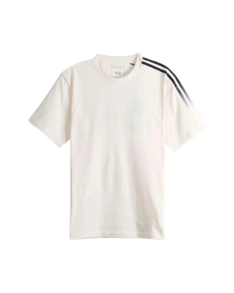 Y-3 Stripe-detail T-shirt White