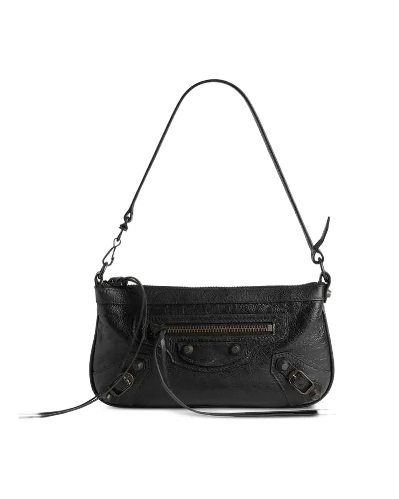 Balenciaga Le City Leather Tote Bag Black