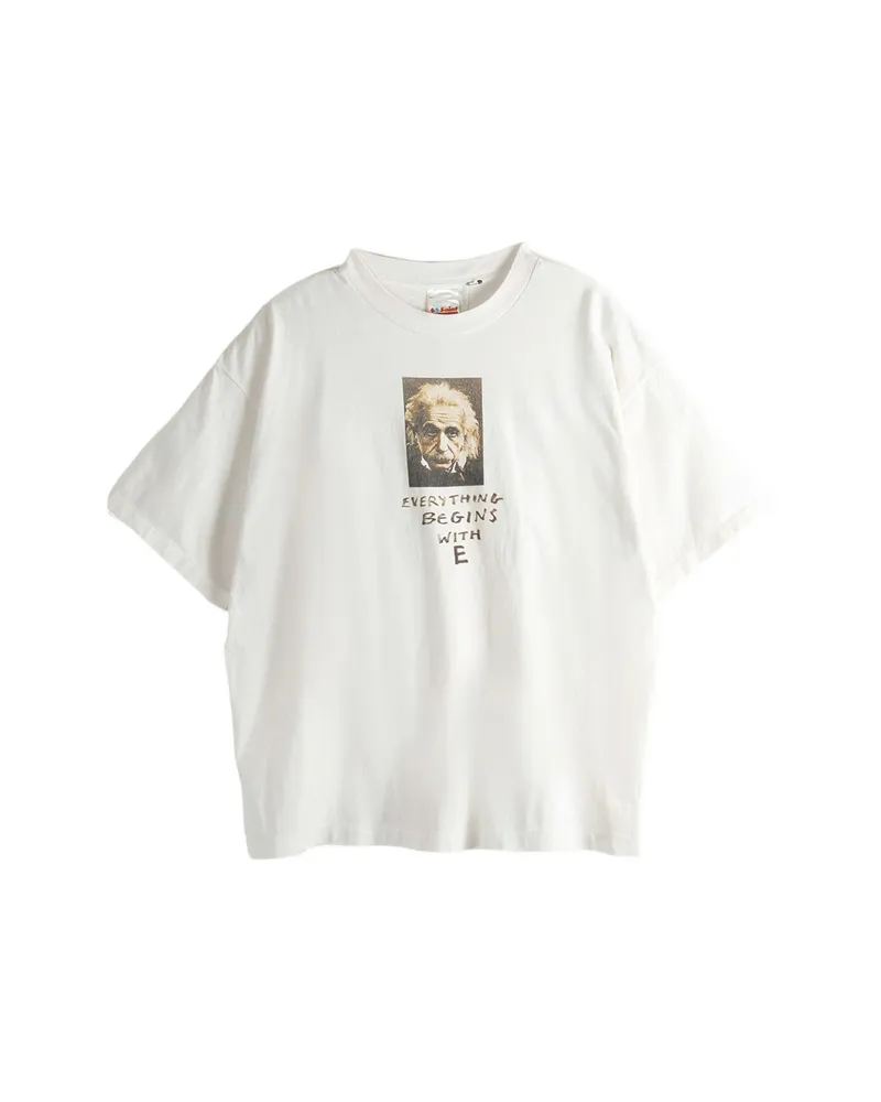 SAINT MXXXXXX Graphic-print T-shirt Neutrals