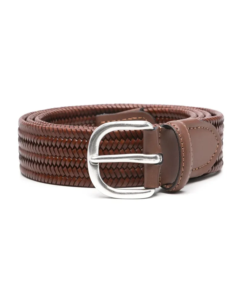 ERALDO Braided Belt Brown