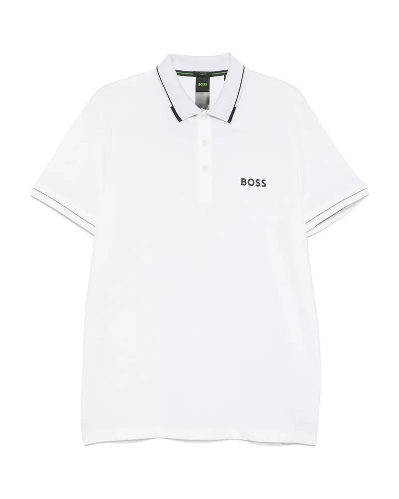 HUGO BOSS Paul Pro Polo Shirt White
