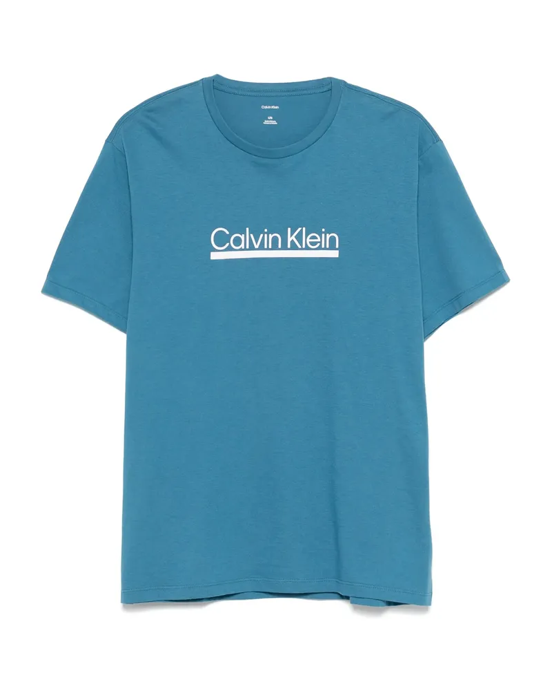 Calvin Klein Logo-print T-shirt Blue
