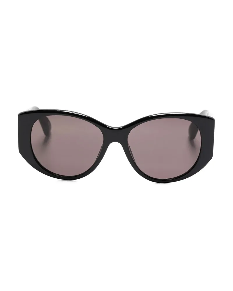 Balenciaga Logo-detail Sunglasses Black