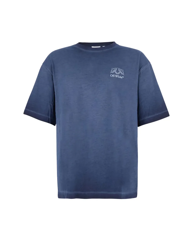 OFF-WHITE Off-white Offline Half Arrow Skate T-shirt Blue
