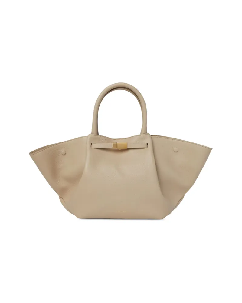 DeMELLIER Suede Top Tote Bag Neutrals