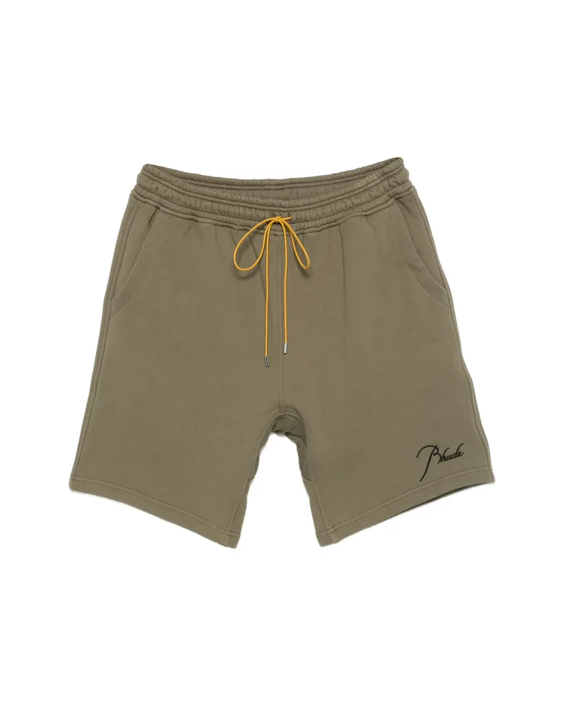 RHUDE Classique Drawstring Shorts Green