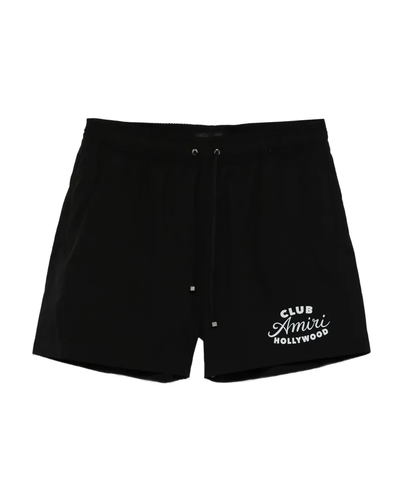 Amiri Club Swim Shorts Black