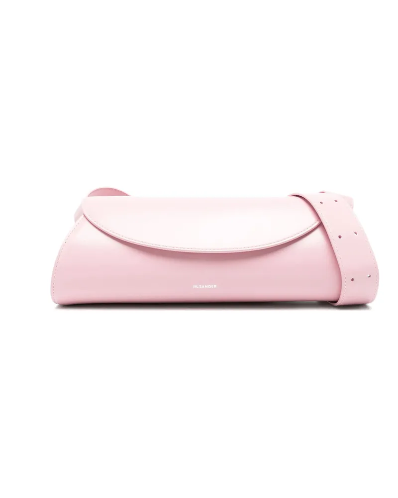 Jil Sander Small Cannolo Shoulder Bag Pink