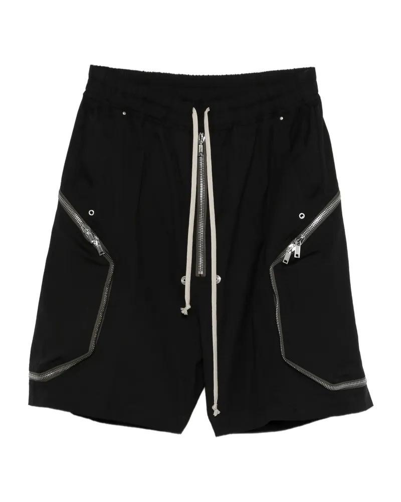 Rick Owens Blixa Bela Zip-pocket Shorts Black