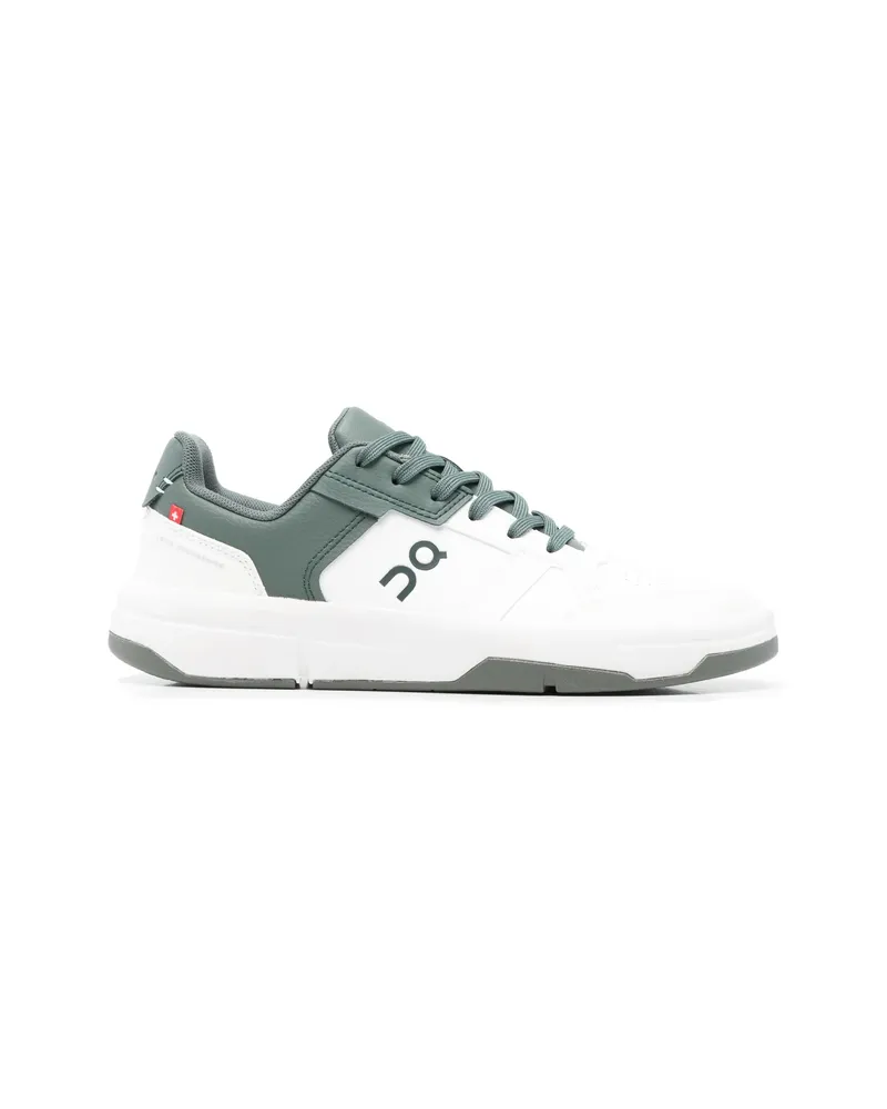 ON The Roger Perforated-detail Sneakers White