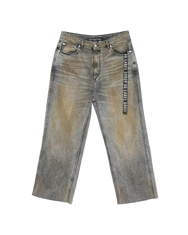 44 LABEL GROUP Strap-detail Jeans Grey