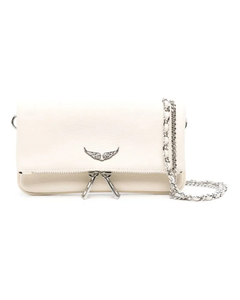 Zadig & Voltaire Rock Nano Zip-fastening Mini Bag Neutrals