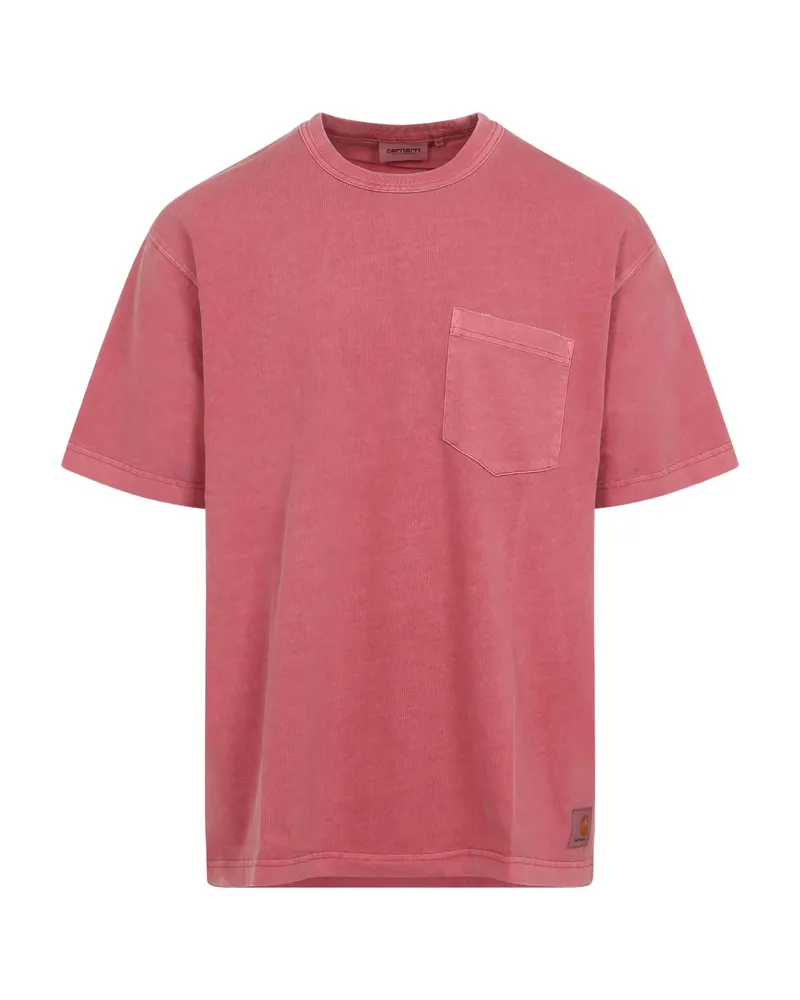 Carhartt WIP S/S Torion Pocket-detail T-shirt Pink