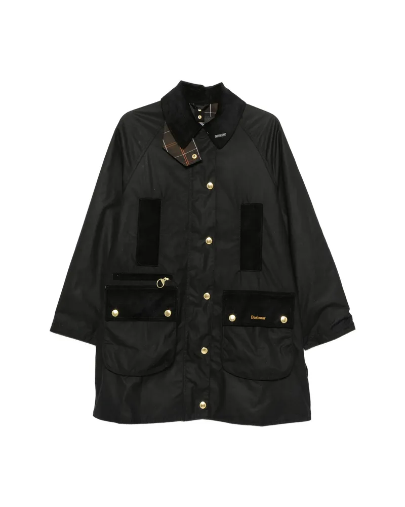 Barbour Icons Beaufort Patchwork Coat Black