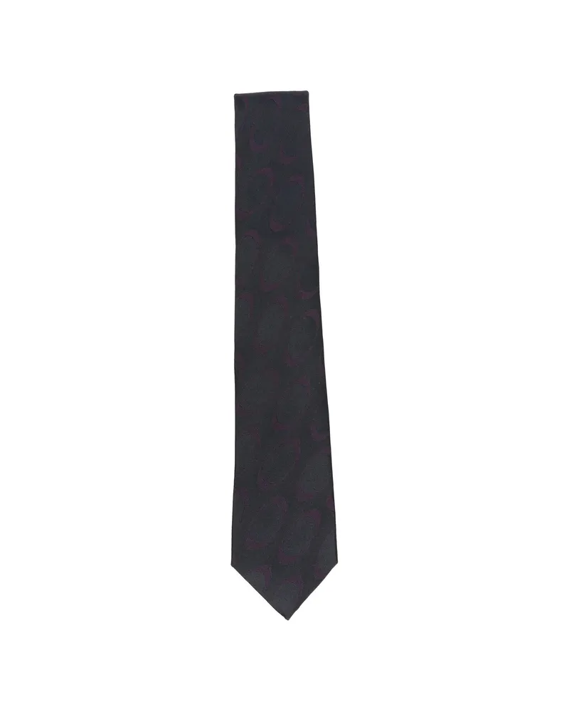 Tagliatore Pattern Tie Blue