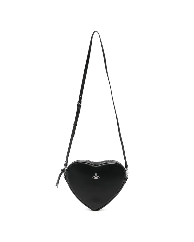Vivienne Westwood Alexa Heart Crossbody Bag Black