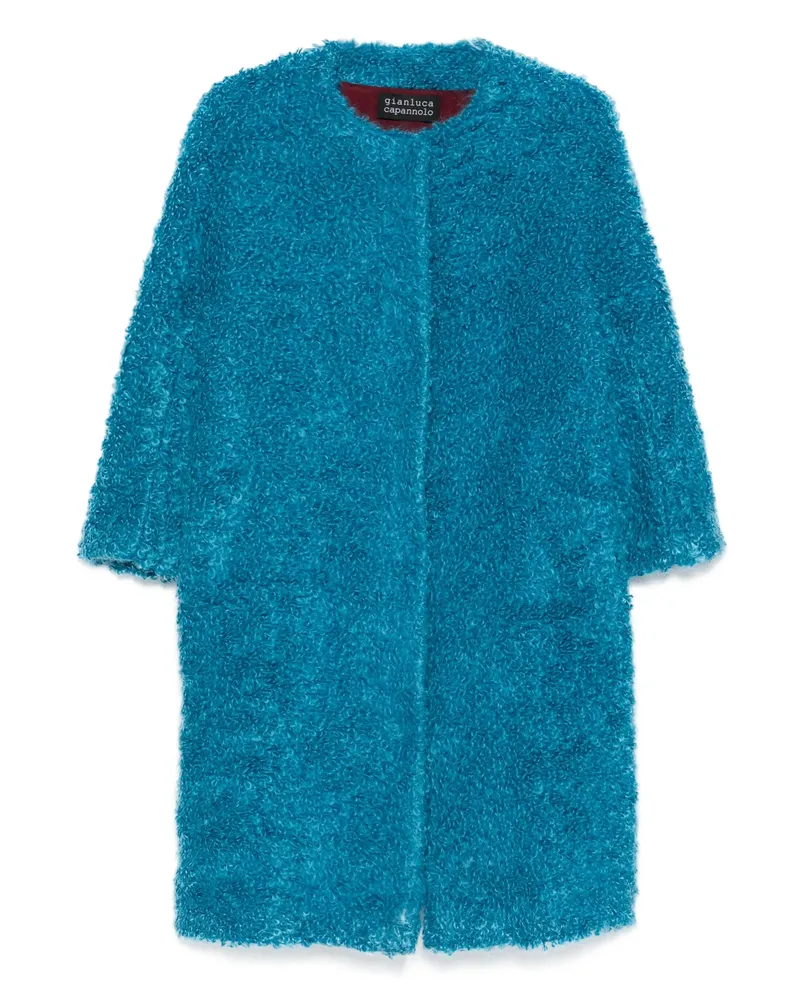 Gianluca Capannolo Wool-blend Coat Blue