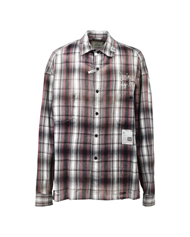 MIHARAYASUHIRO Like Check Shirt Black