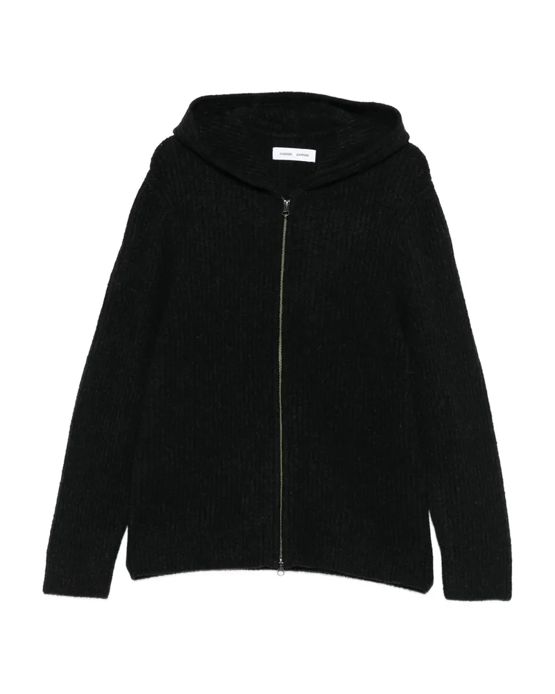 Samsøe & Samsøe Zip-up Hoodie Black