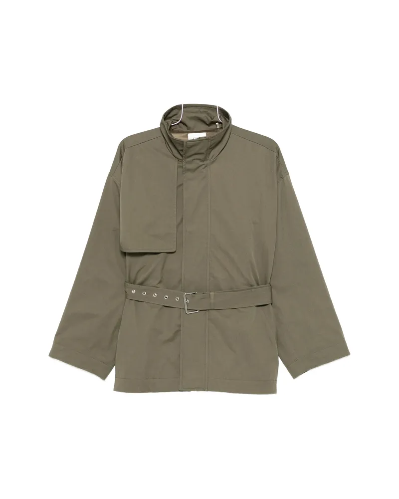 Frame Denim Belted Jacket Green
