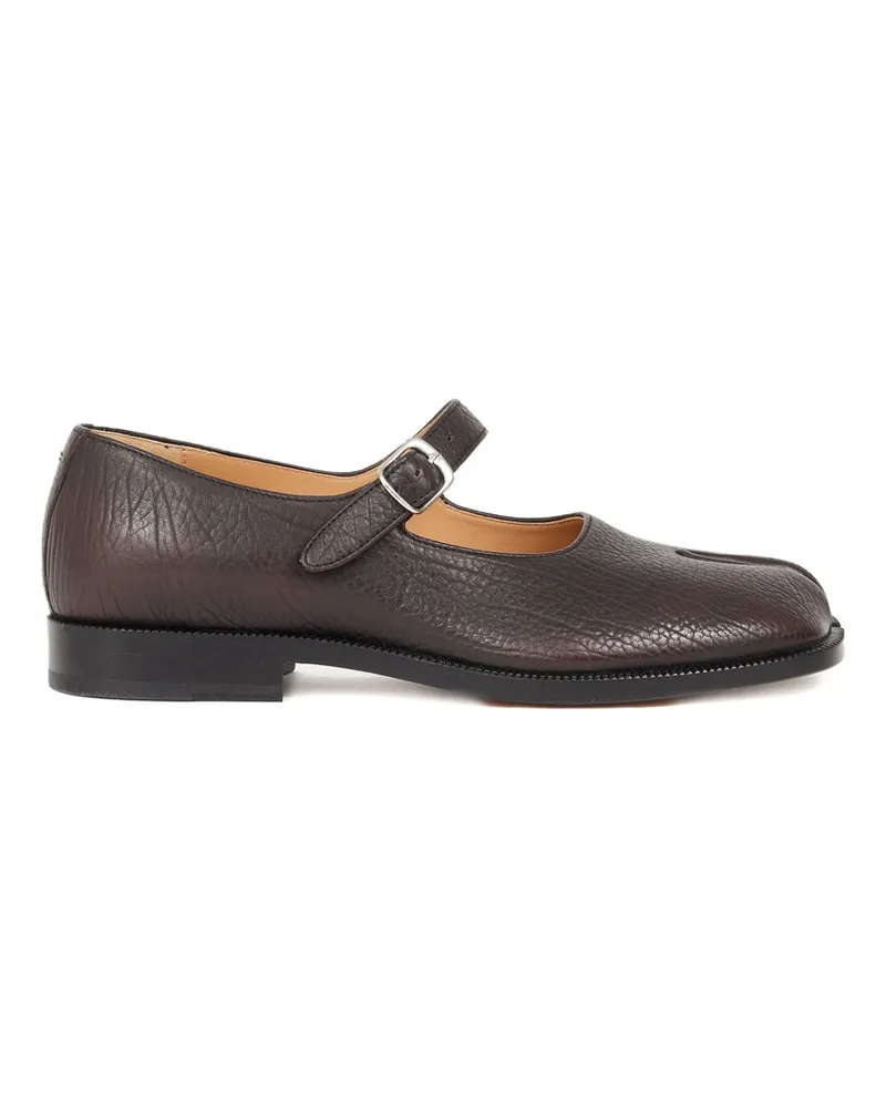 Maison Margiela Tabi Mary Jane Loafers Brown