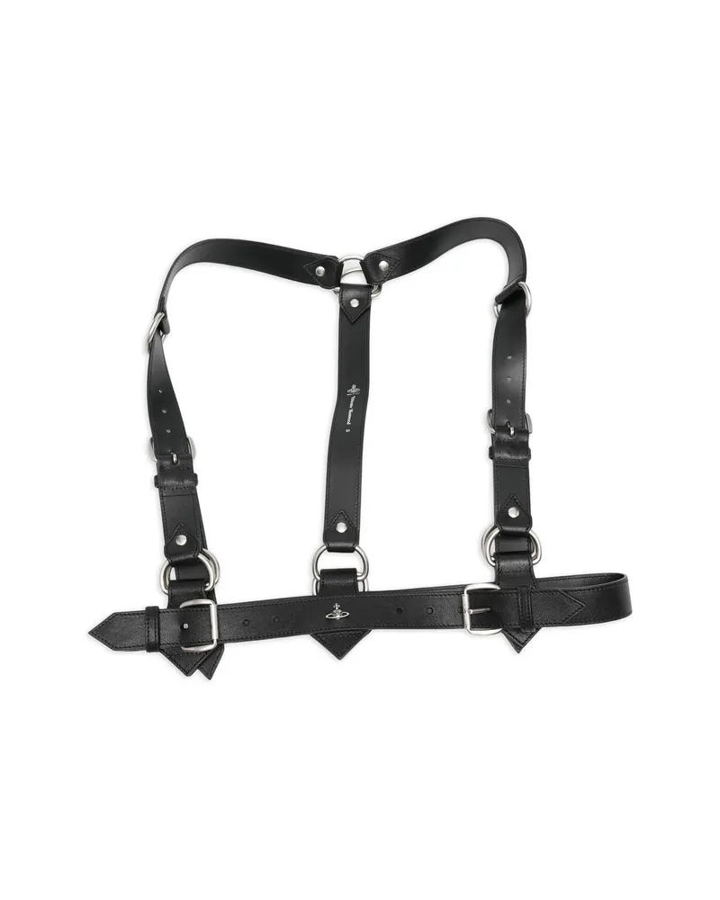Vivienne Westwood Equestrian Harness Belt Black