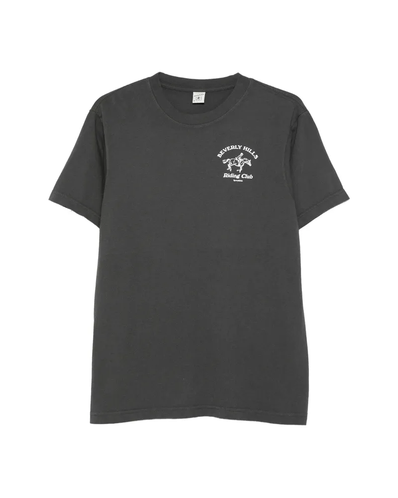 SPORTY & RICH BH Riding Club Graphic T-shirt Grey