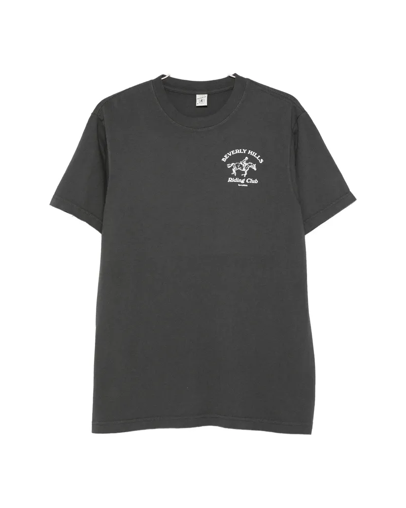 SPORTY & RICH BH Riding Club Graphic T-shirt Grey