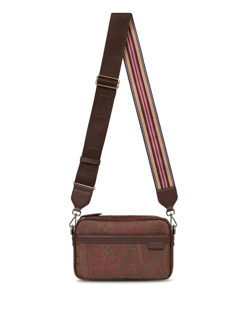 Etro Mini Paisley-print Camera Bag Brown