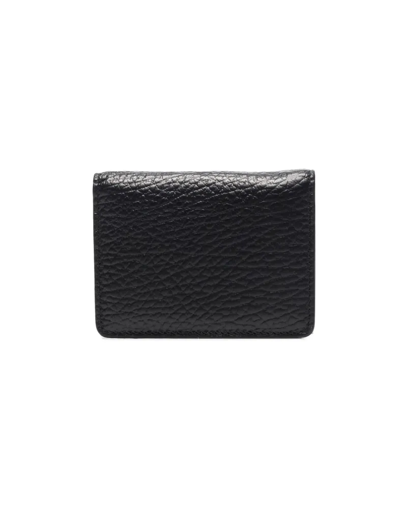 Maison Margiela Four-stitch Leather Card Holder Black