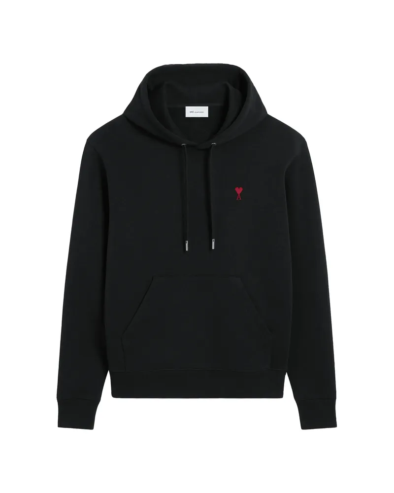 AMI Paris Ami De Coeur Embroidery Sweater Black