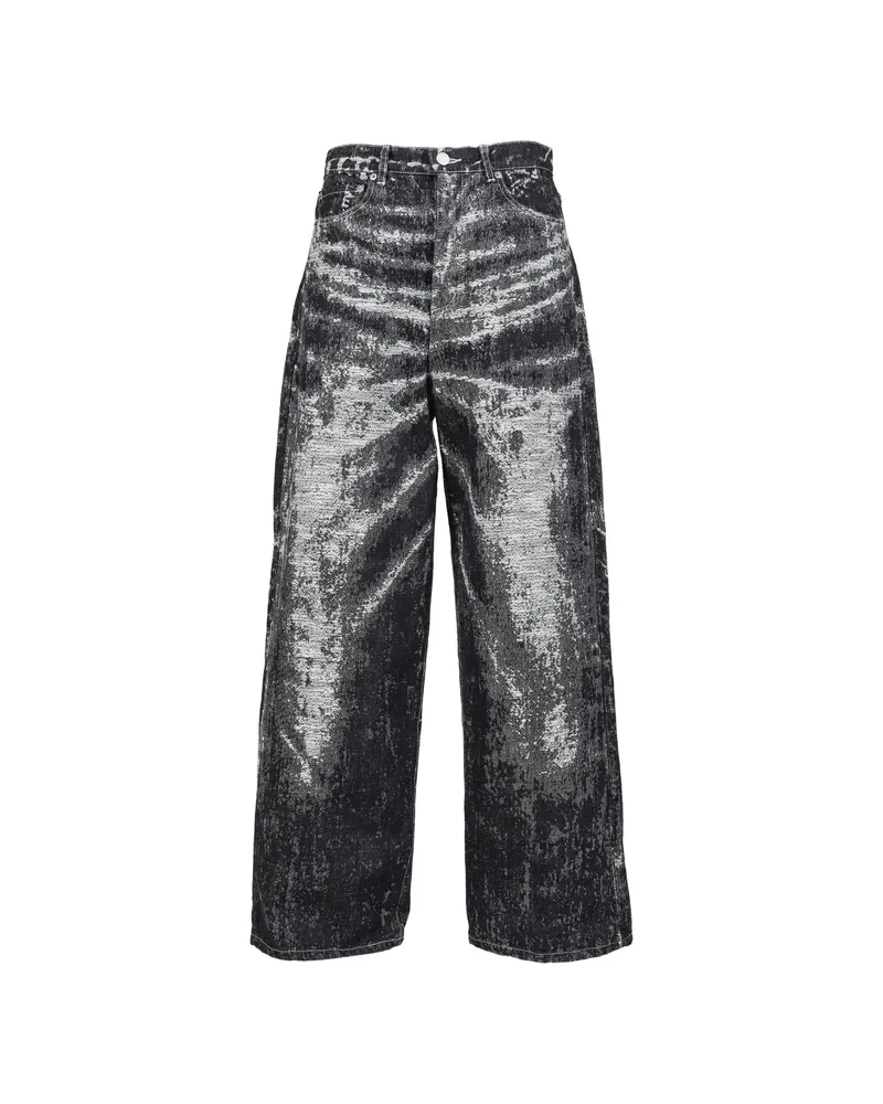 TAAKK Wash-effect Jeans Black