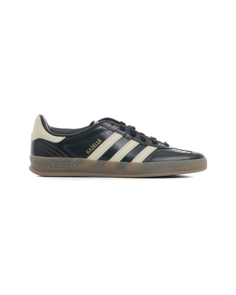adidas Gazelle Indoor Leather Sneakers Black