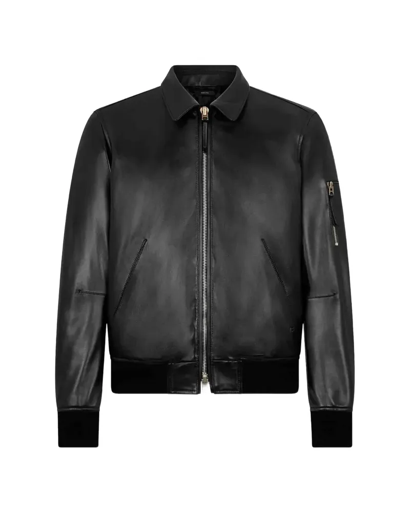 Tom Ford Collared Jacket Black
